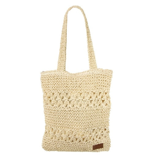 Palm Cove Crochet Tote Bag