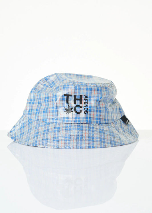 Porcelain - Hemp Check Coated Bucket Hat
