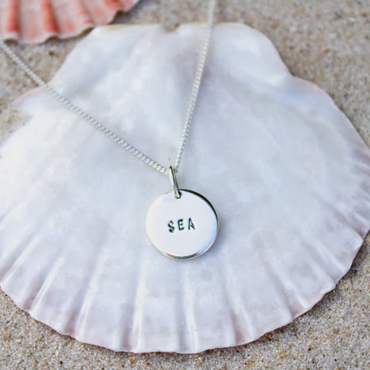 Sea Circle Pendant Necklace
