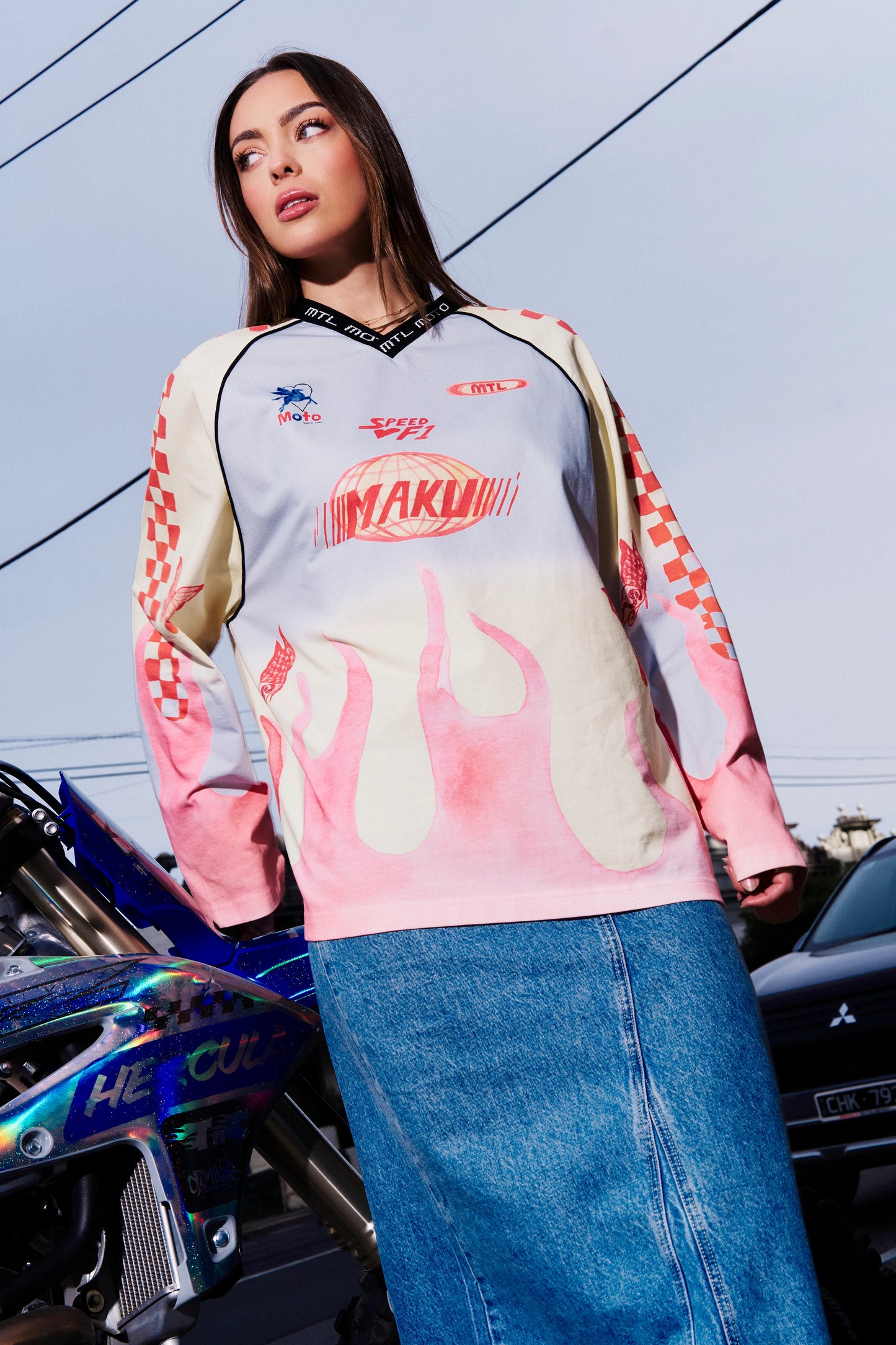 MTL Moto Long Sleeve Top