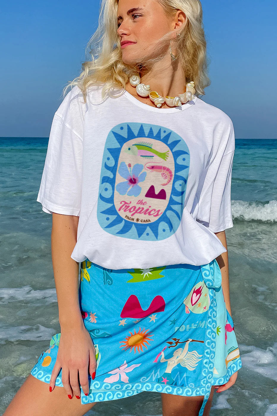 Marlin Fish T-Shirt White