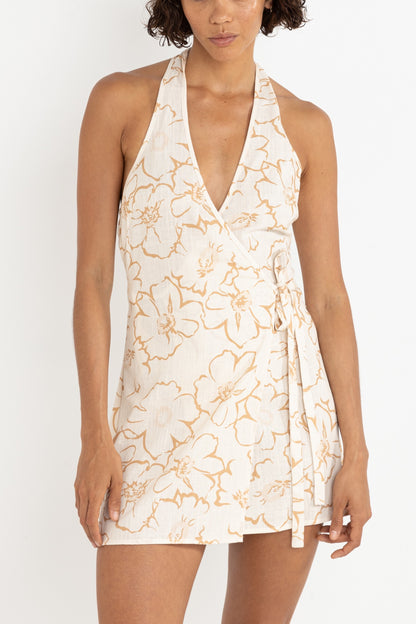Lulu Floral Wrap Mini Dress