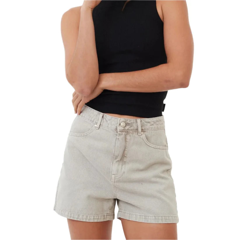 Seventy Threes - Denim High Waisted Shorts